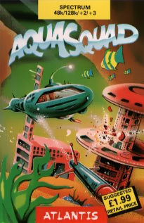 Aquasquad box art for ZX Spectrum